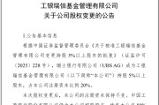 巴彦淖尔市瑞银接棒工银瑞信基金20%股权 积极布局中国市场
